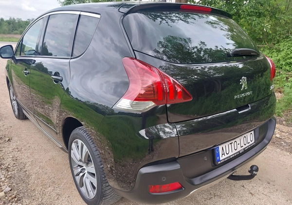 Peugeot 3008 cena 36000 przebieg: 196000, rok produkcji 2014 z Jedwabne małe 466